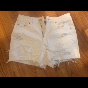 White Mom shorts